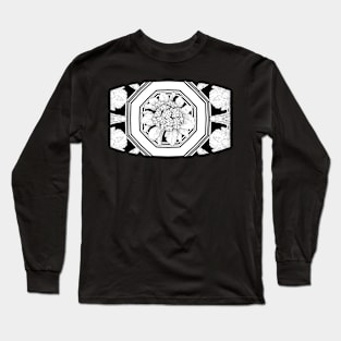 Black And White Long Sleeve T-Shirt
